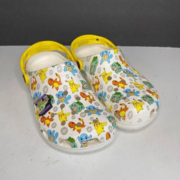 Crocs Pokemon Shoes 2022 Men's Size 6 Women's Size 8 - Picture 1 of 10